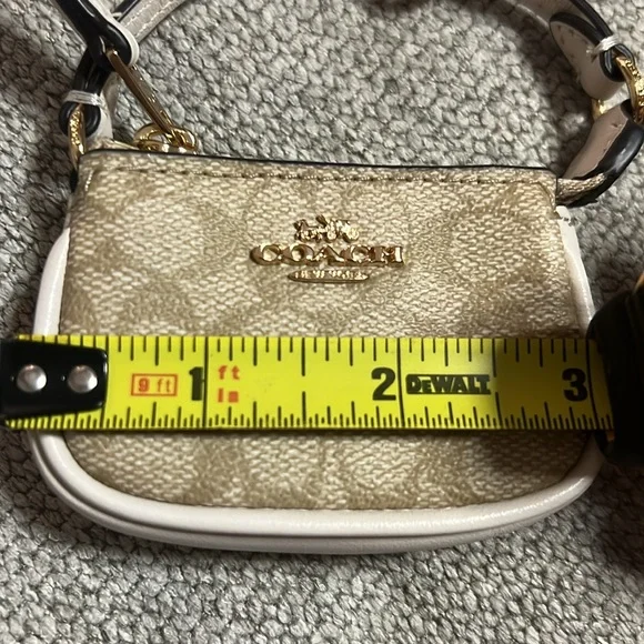 💛NWT Coach Mini Bag Charm - Picture 11 of 16